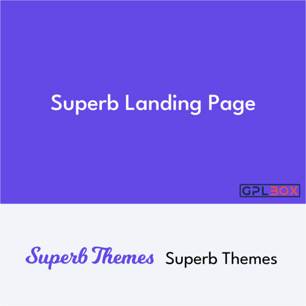 Superb Landing Page