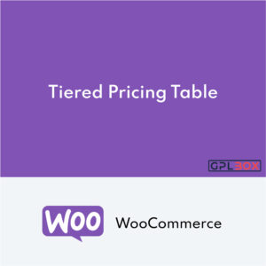 Tiered Pricing Table for WooCommerce