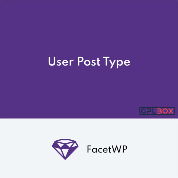 FacetWP User Post Type