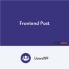 UsersWP Frontend Post